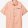 Tom Tailor Casual Skjorter Regular Fit Skjorte Mænd Abrikos