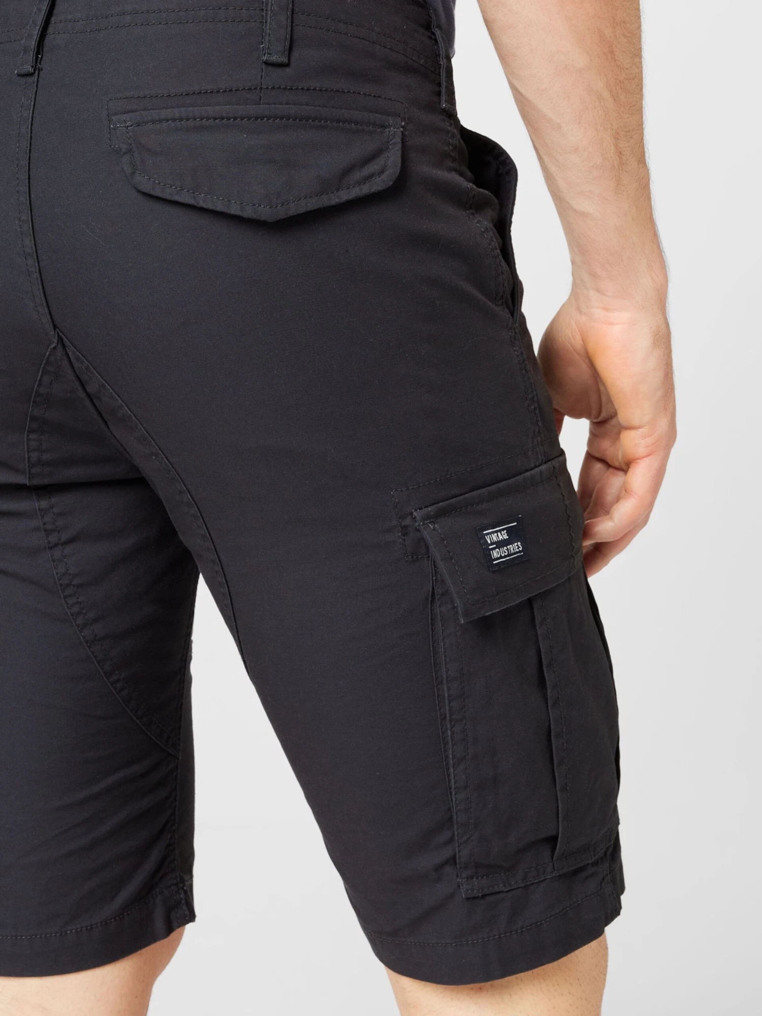 Cargoshorts Regular Cargobukser Kirby Mænd Antracit - Billede 2