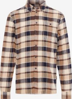 Blend Ternede Skjorter Regular Fit Skjorte Mænd Beige