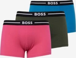 Underbukser Boksershorts Mænd Blå / Mørkegrøn / Lys Pink