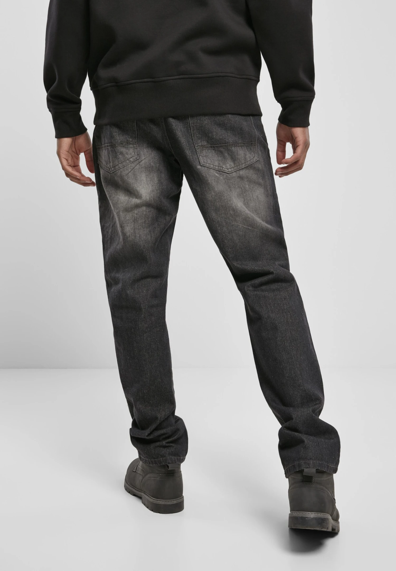 Southpole Straight Leg Regular Jeans Mænd Grå - Billede 6