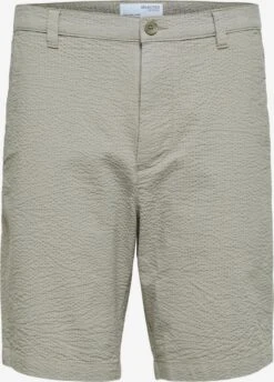 Selected Homme Shorts Regular Bukser Pier Mænd Lysegrå