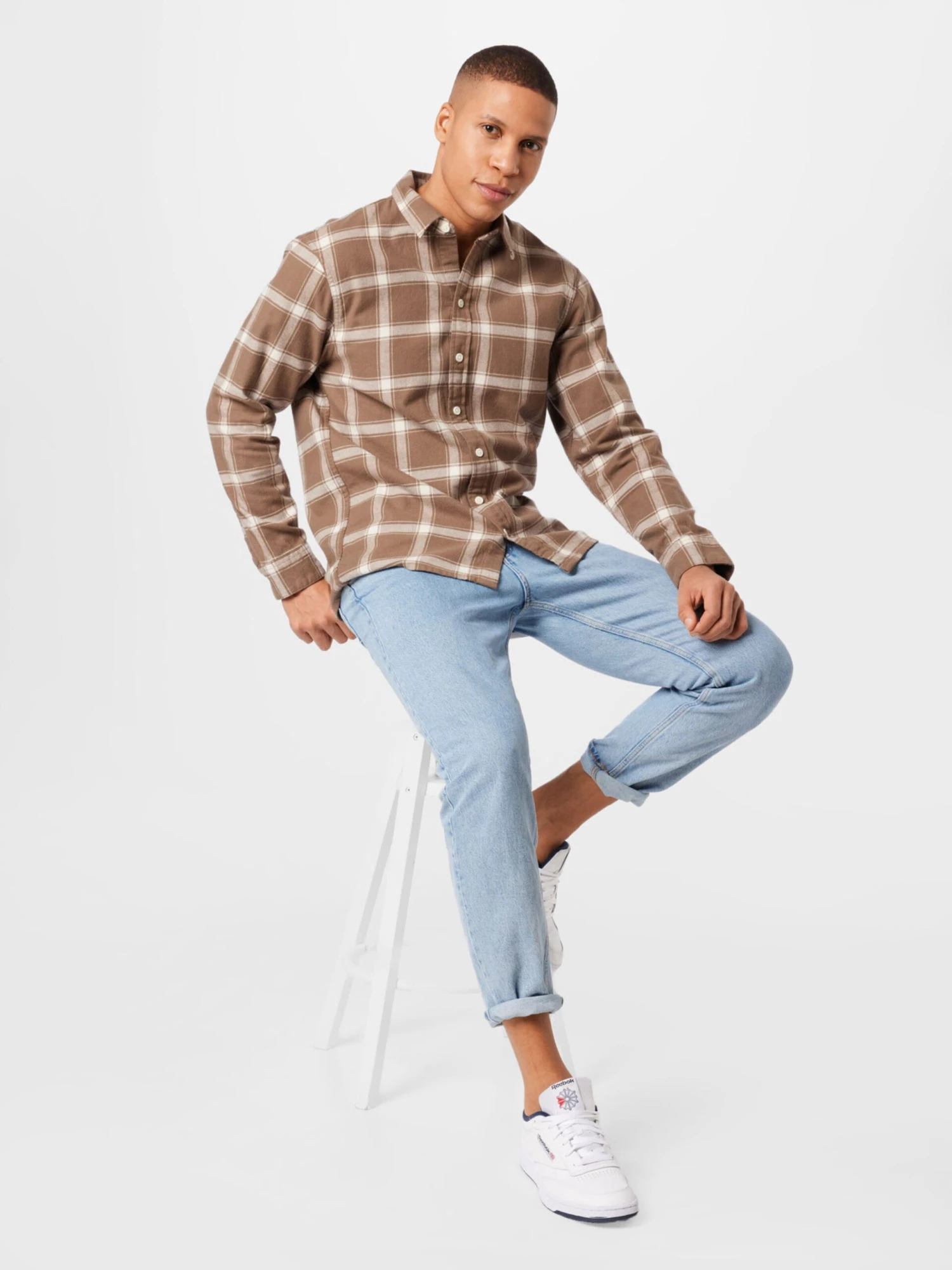 Hollister Ternede Skjorter Regular Fit Skjorte Mænd Pueblo - Billede 5