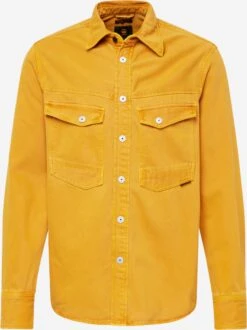 G-Star Raw Denimskjorter Regular Fit Skjorte Dakota Mænd Curry