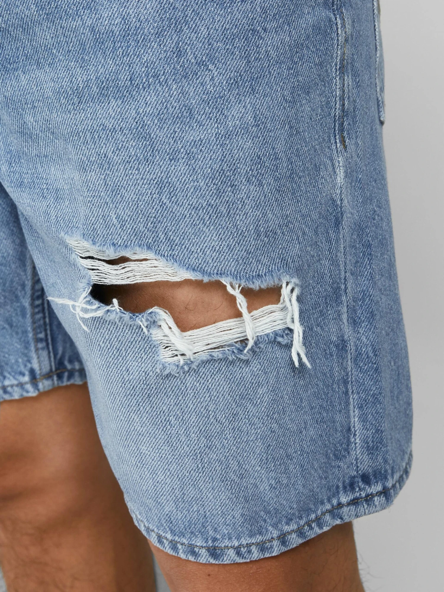 Jack & Jones Denimshorts Loosefit Jeans Chris Mænd Blå - Billede 8