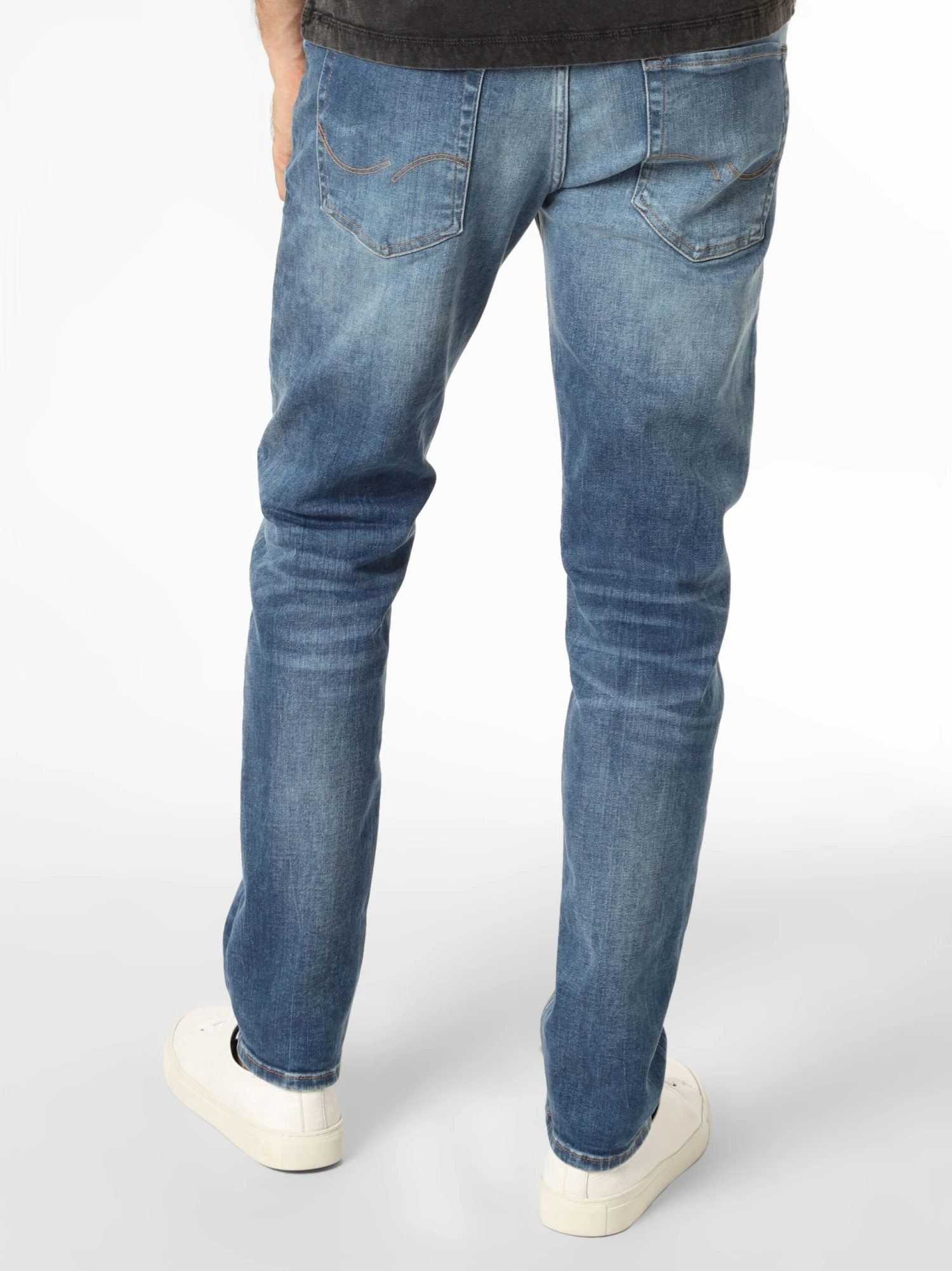 Jack & Jones Straight Leg Regular Jeans Mike Mænd Blå - Billede 3