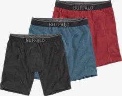Buffalo Underbukser Boksershorts Mænd Rustrød / Sort