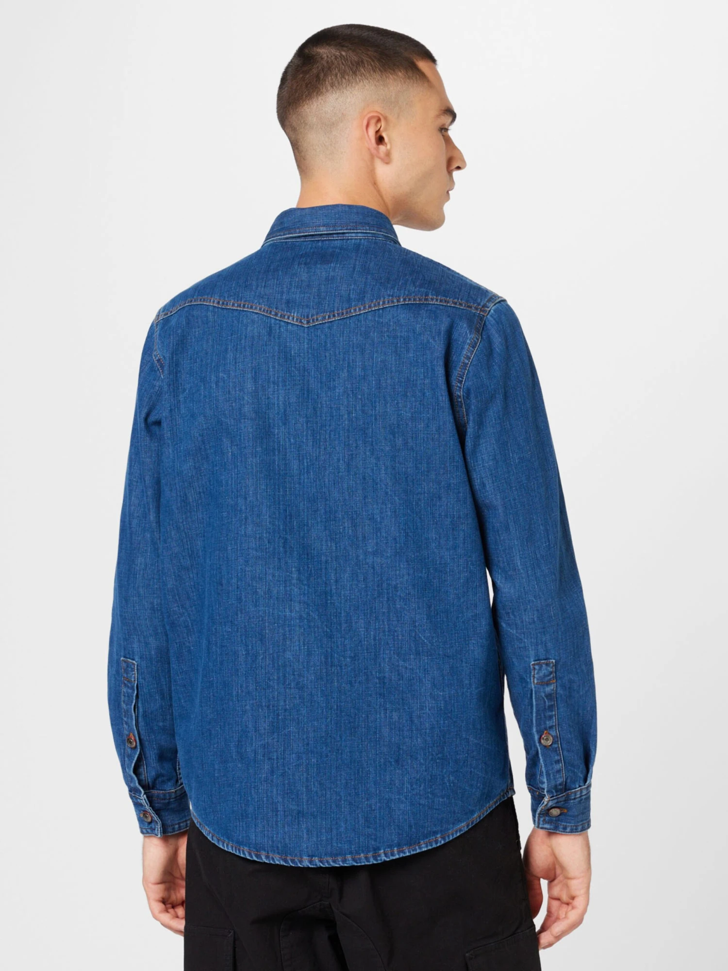 Hugo Denimskjorter Regular Fit Skjorte Elpaz Mænd Blå - Billede 4