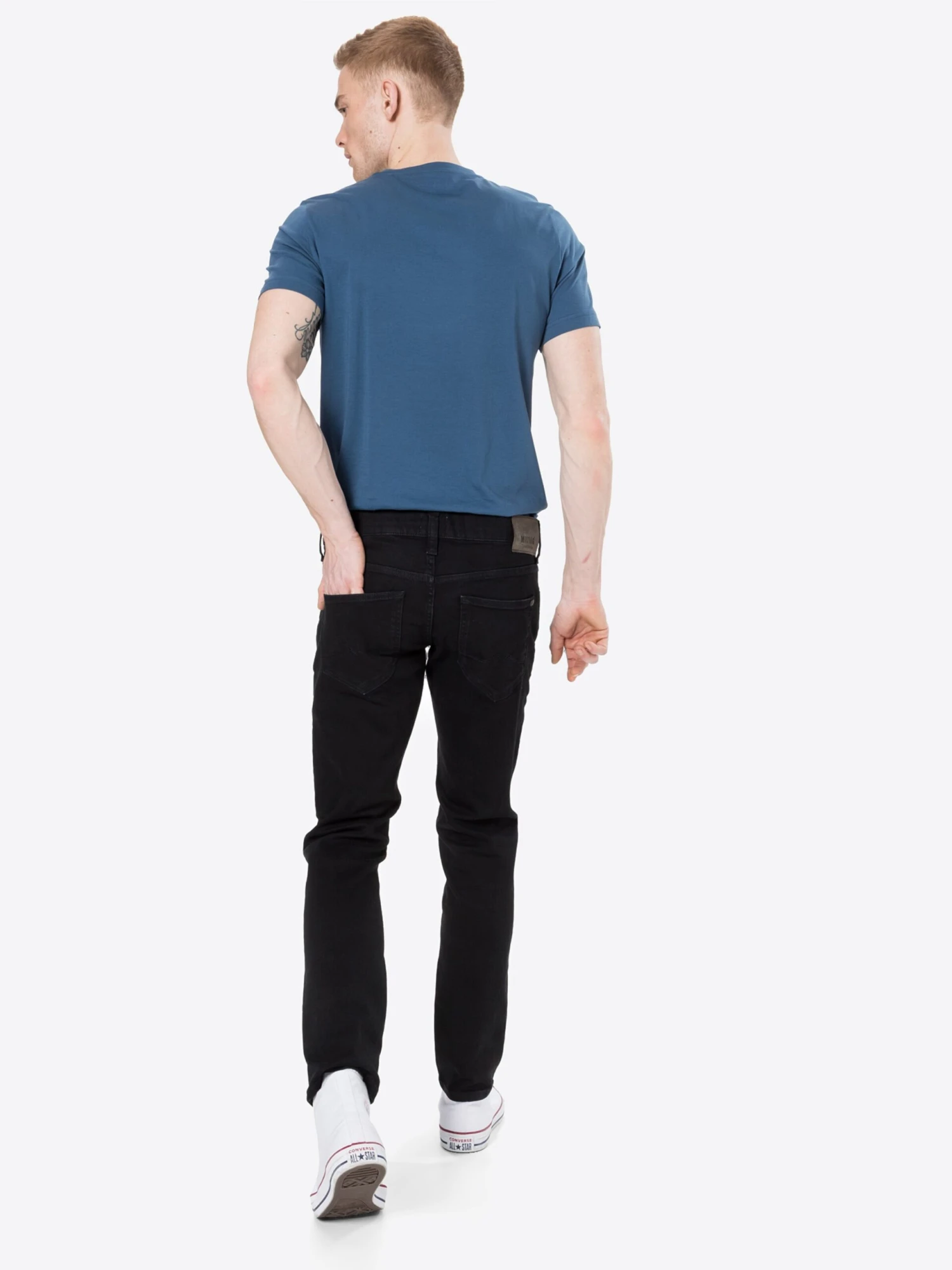 Mustang Skinny Fit Skinny Jeans Oregon Mænd Sort - Billede 11