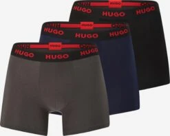 Hugo Boxershorts Boksershorts Mænd Mørkeblå / Basalgrå / Sort