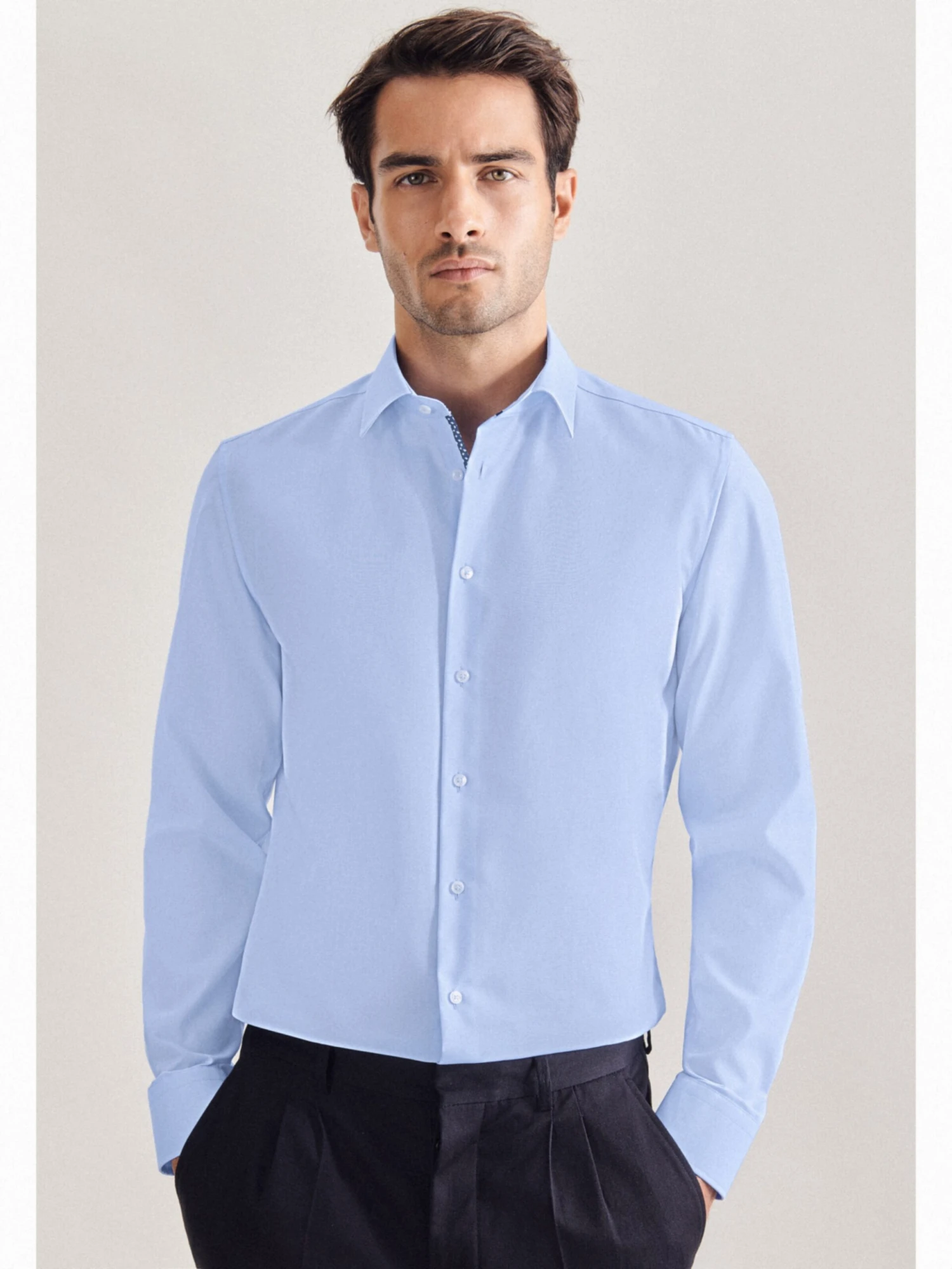 Seidensticker Business Skjorter Slim Fit Forretningsskjorte Mænd Blå - Billede 5