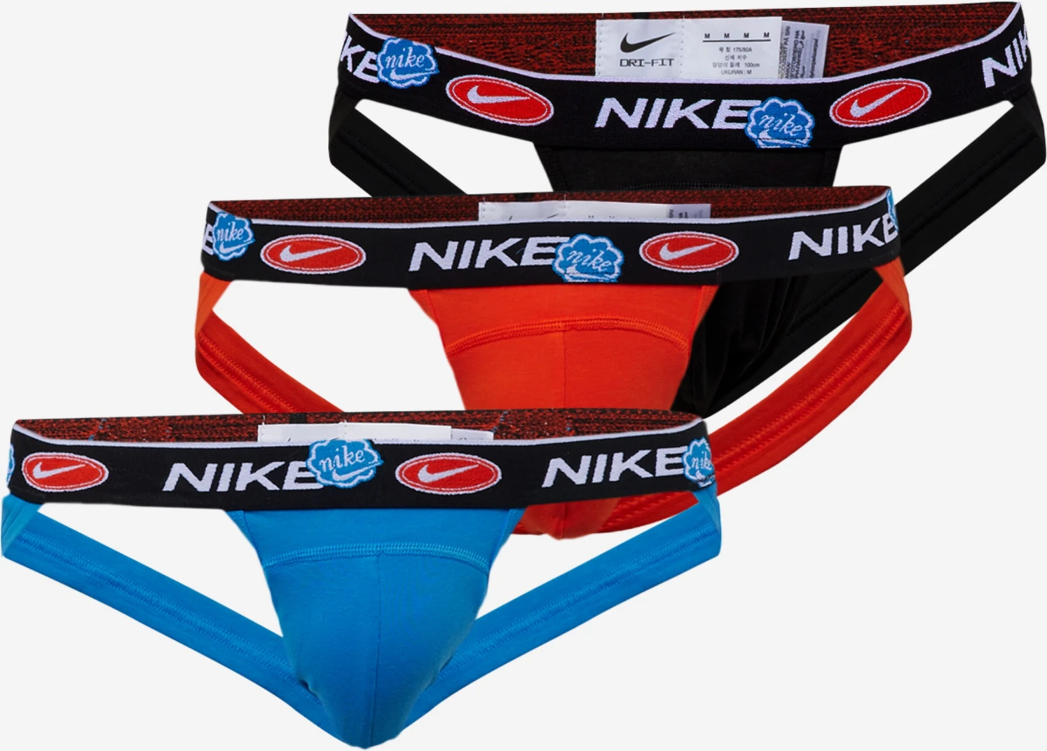 Nike Underbukser Sportsunderbukser JOCK Mænd Blå / Rød / Sort