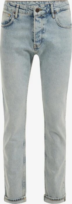 WE FASHION Straight Leg Regular Jeans Mænd Lyseblå