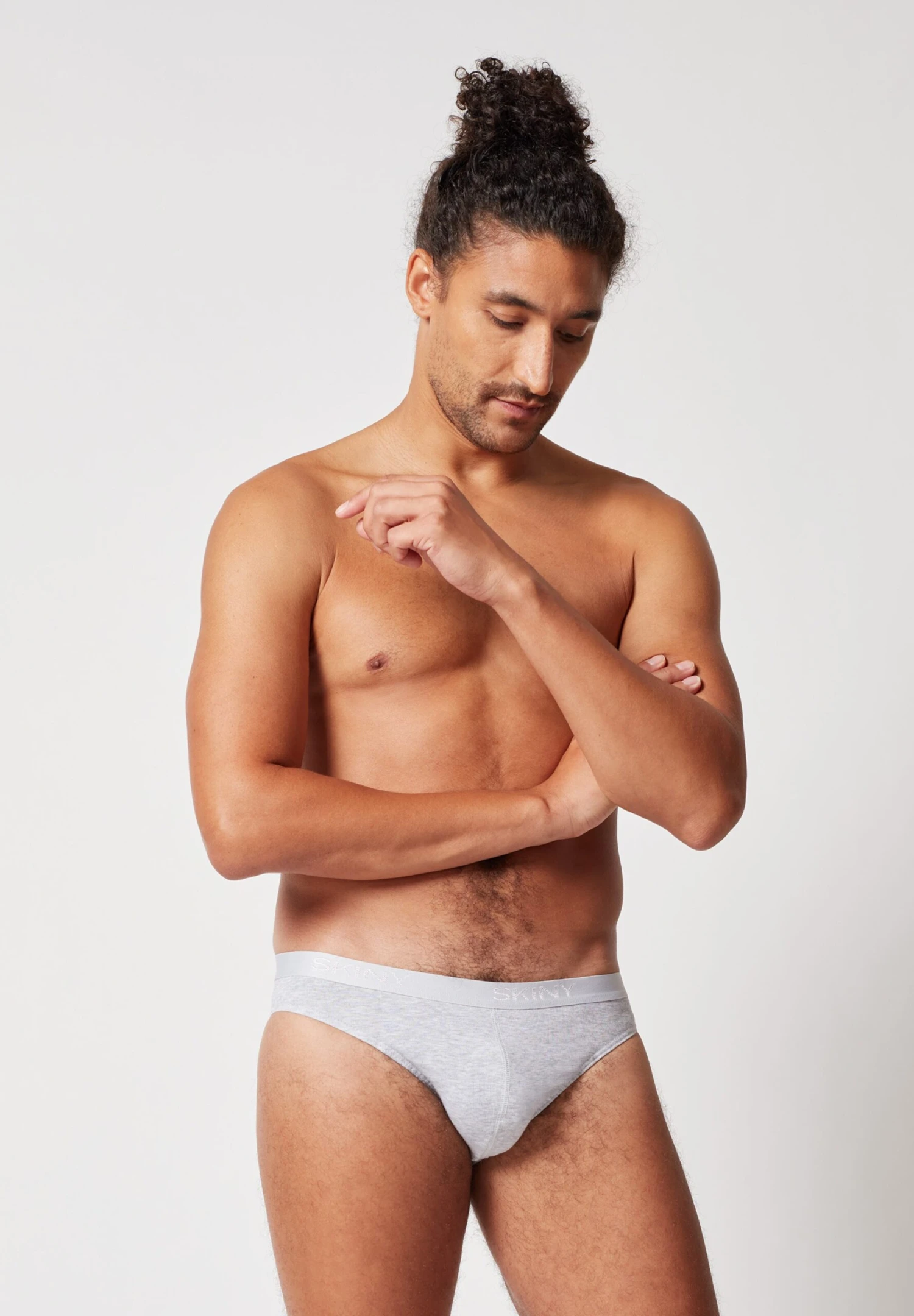 Skiny Trusser Slip Mænd Lysegrå - Billede 3