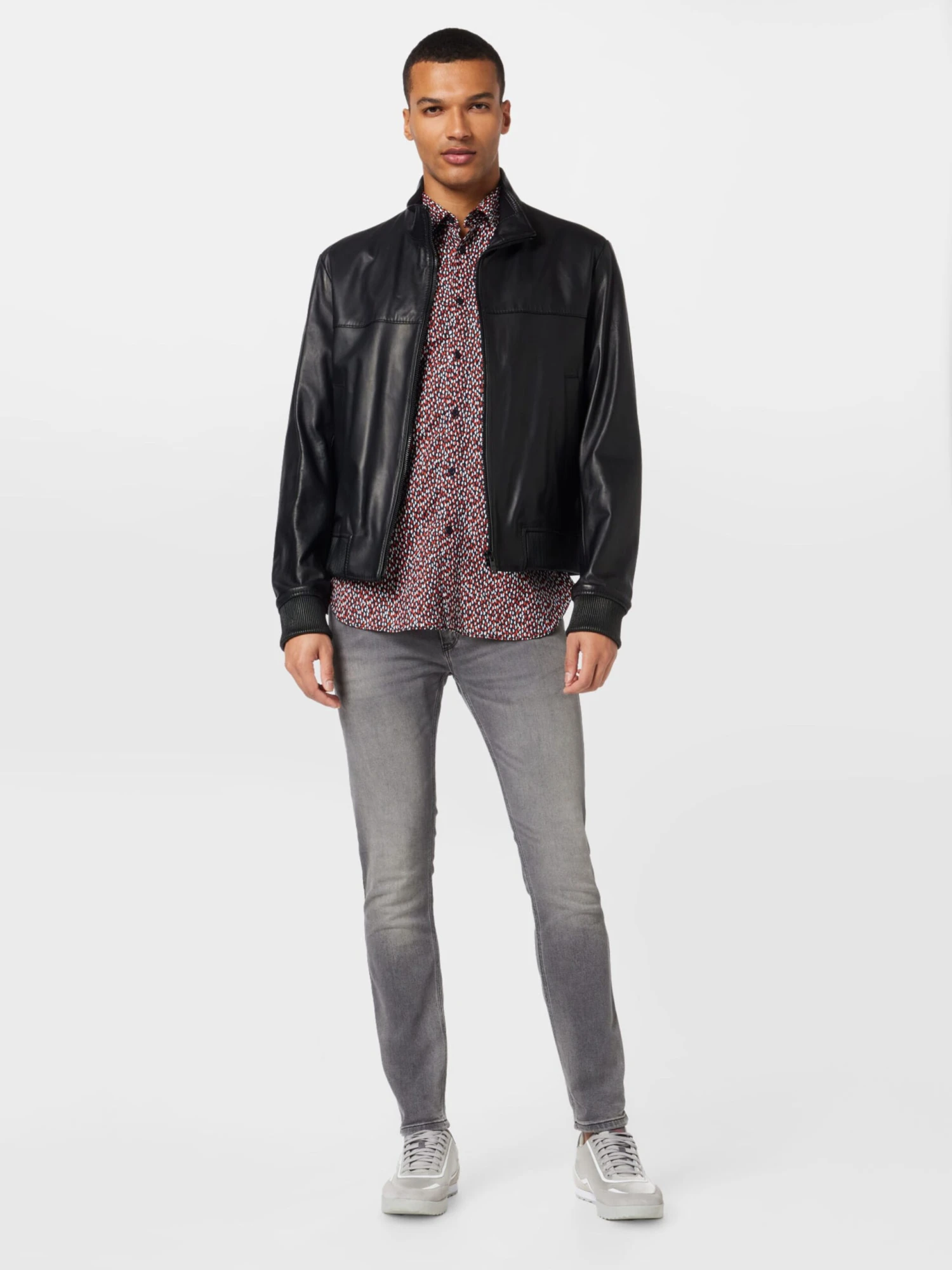 BOSS ORANGE Casual Skjorter Regular Fit Skjorte Magneton Mænd Navy - Billede 5