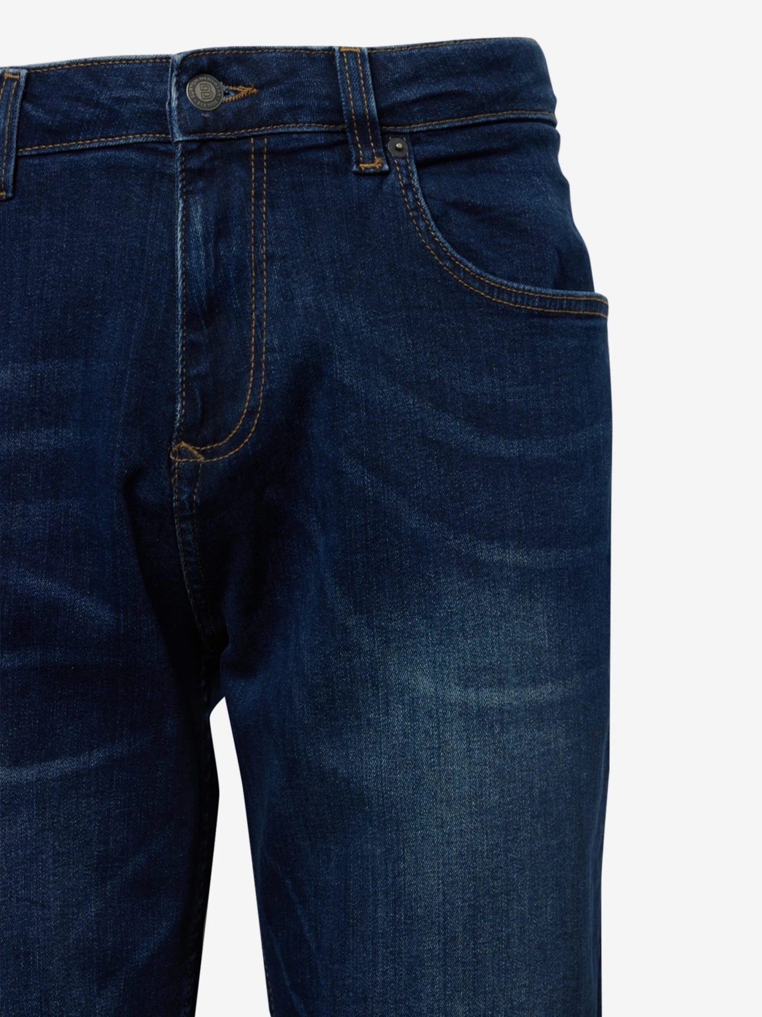 Tapered Leg Tapered Jeans Mænd Mørkeblå - Billede 3
