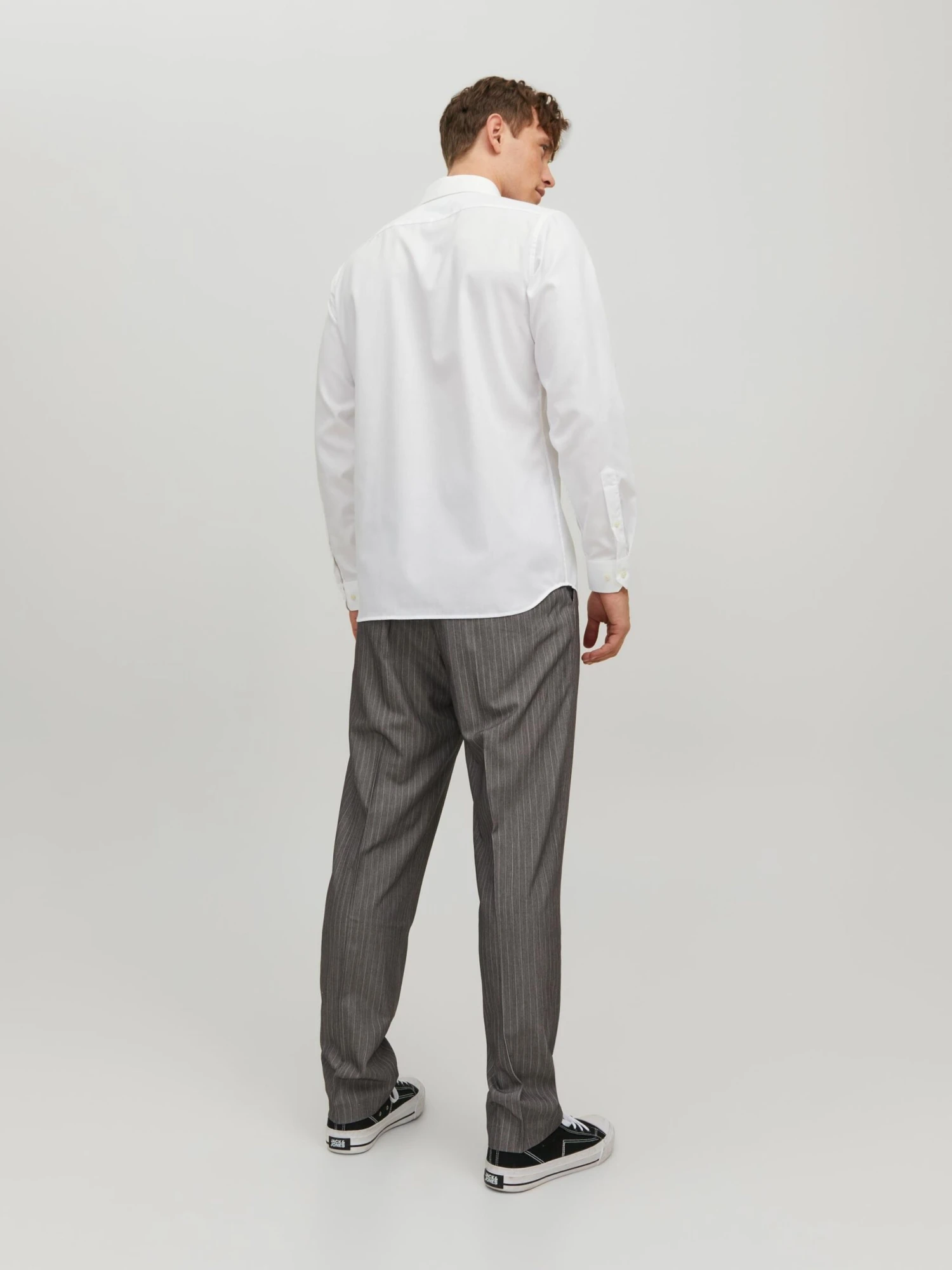 Jack & Jones Business Skjorter Slim Fit Forretningsskjorte Parker Mænd Hvid - Billede 3