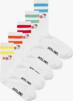 Jack & Jones Undertøj Sokker Pride Mænd Hvid