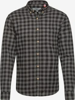 Kronstadt Ternede Skjorter Regular Fit Skjorte Johan Mænd Sort