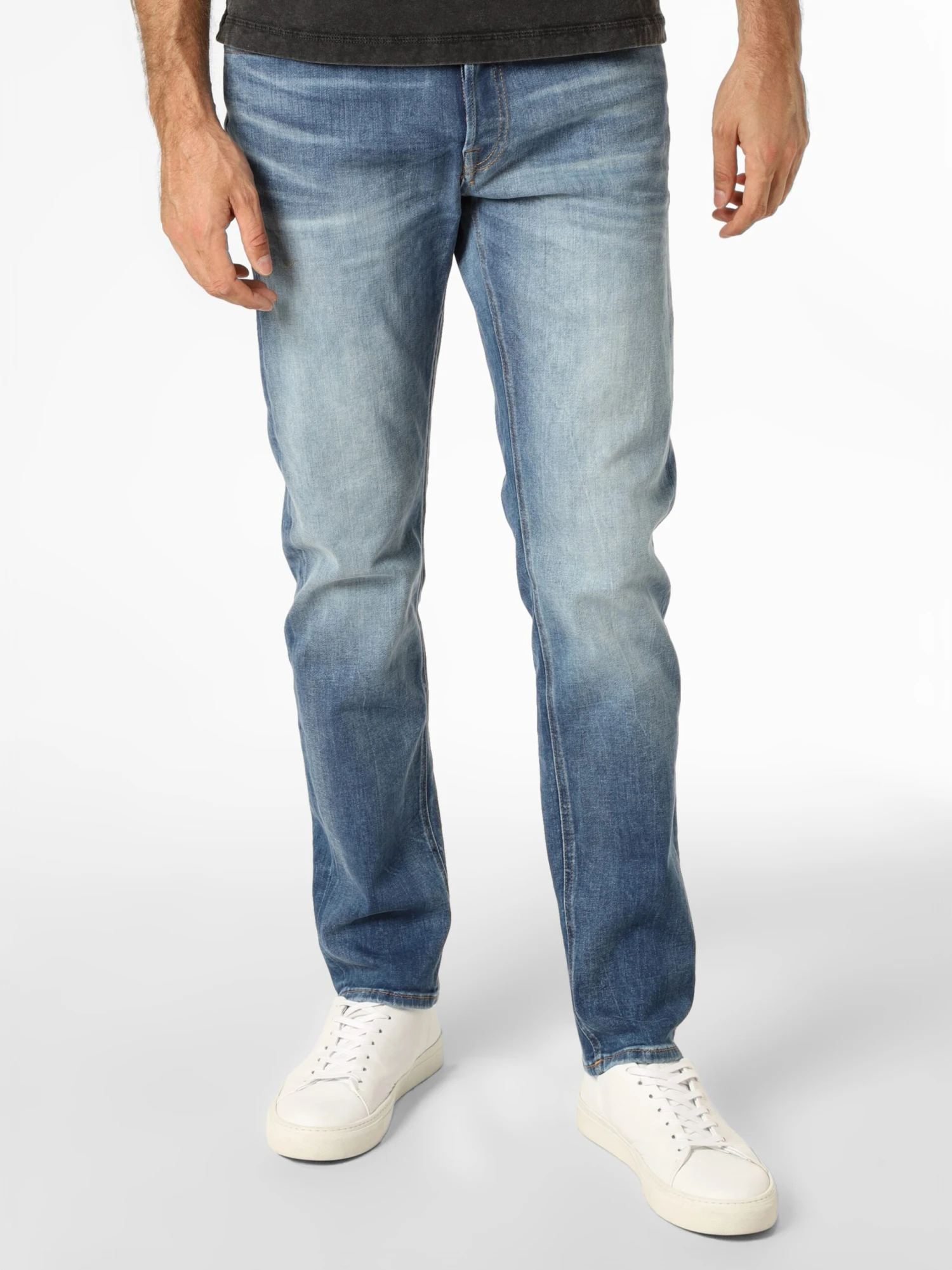 Jack & Jones Straight Leg Regular Jeans Mike Mænd Blå - Billede 2