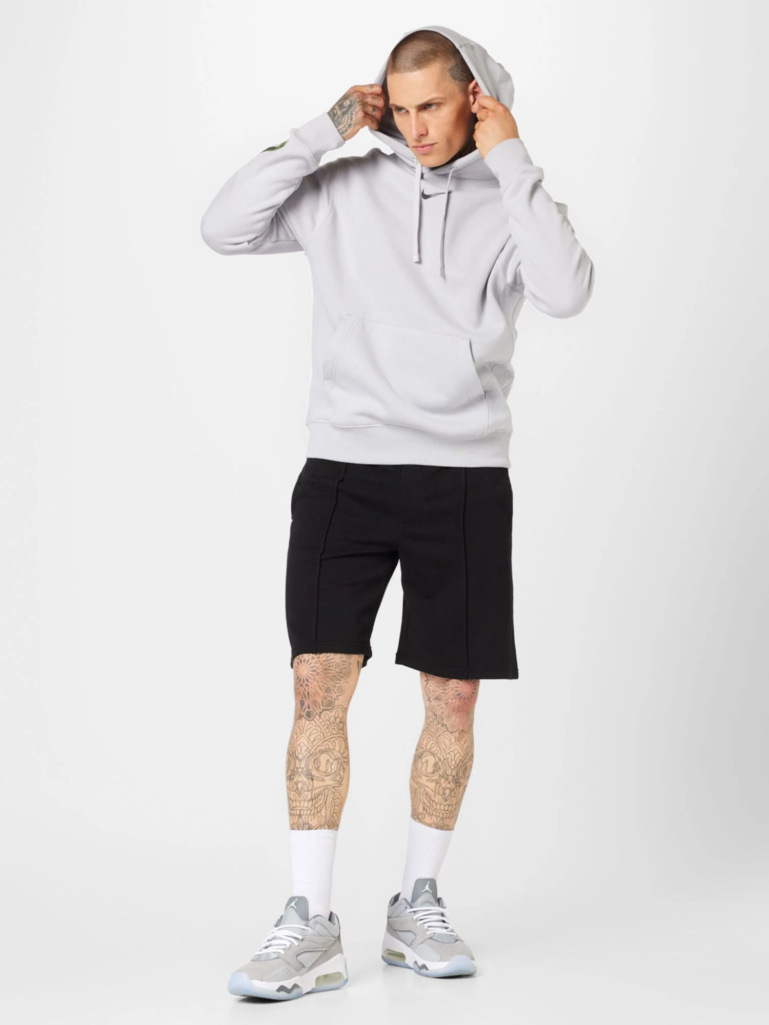 WEEKDAY Træningsshorts Regular Bukser Terry Mænd Sort - Billede 5