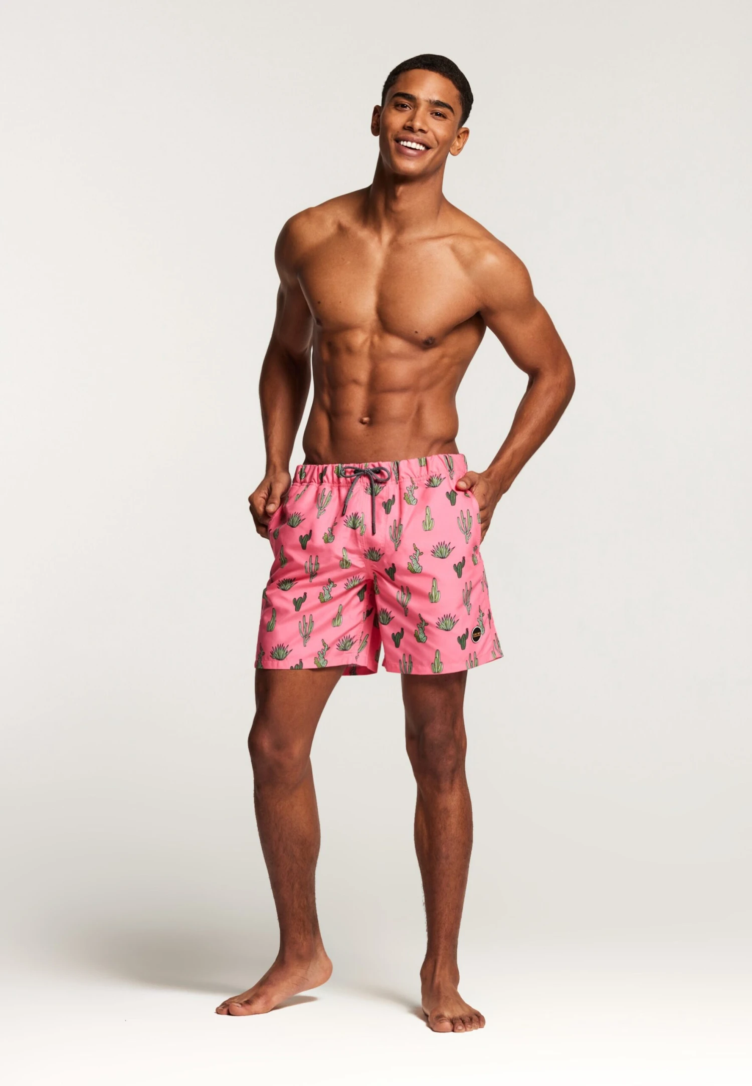 Shiwi Badetøj Badeshorts Cacti Mænd Lys Pink - Billede 4