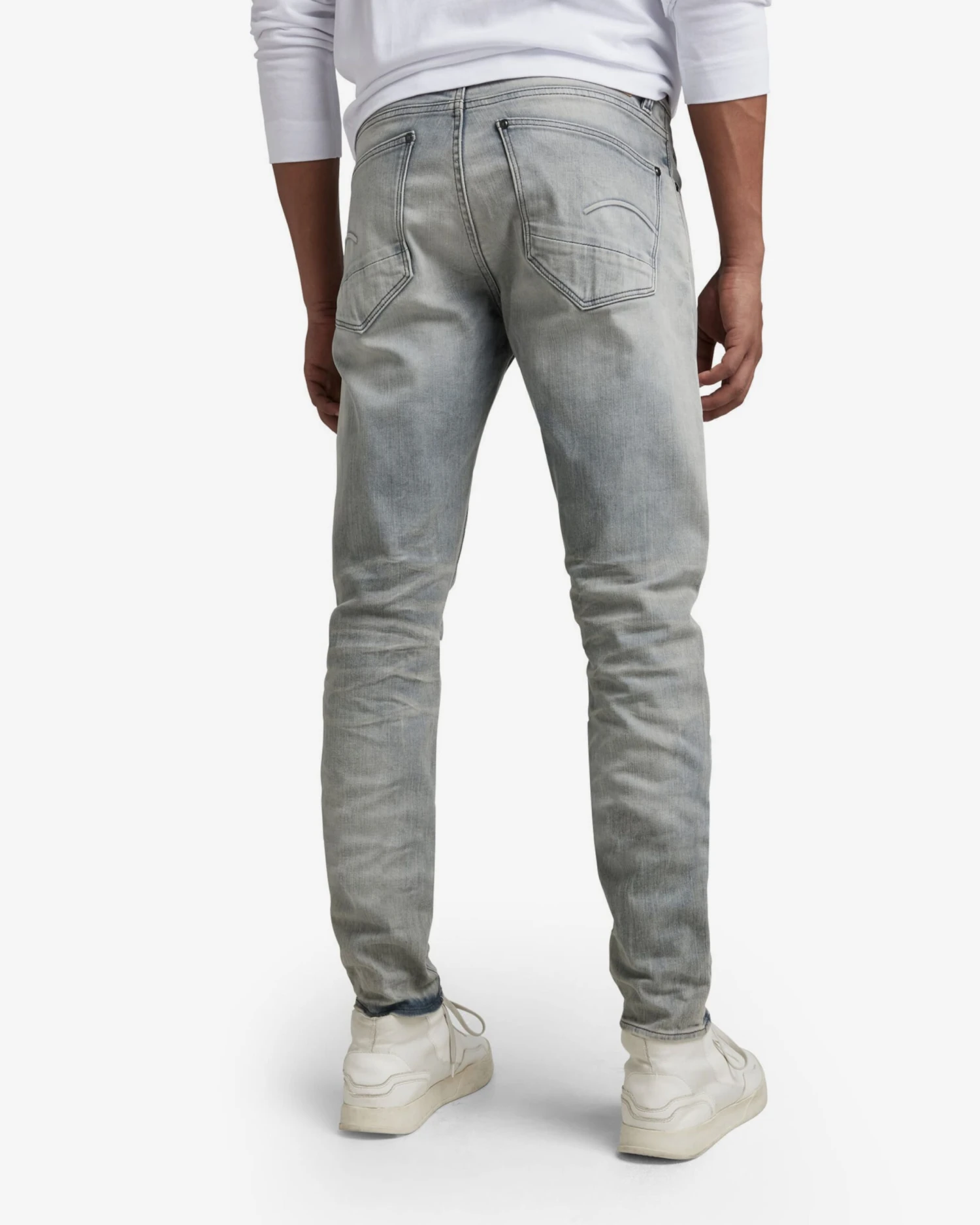 G-Star Raw Skinny Fit Skinny Jeans Mænd Grå / Lysegrå - Billede 3