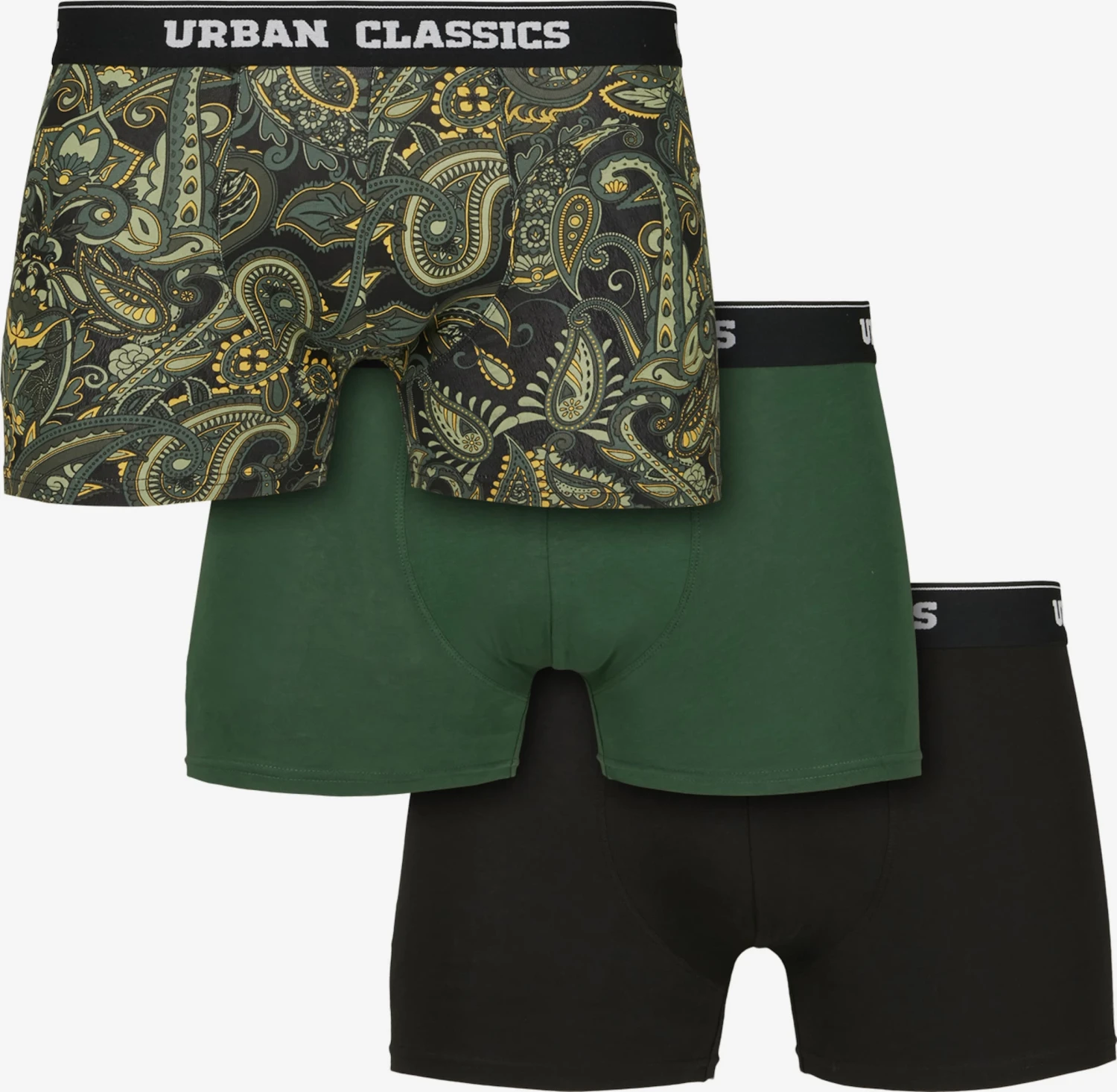 URBAN CLASSICS Underbukser Boksershorts Mænd Khaki / Oliven / Mørkegrøn