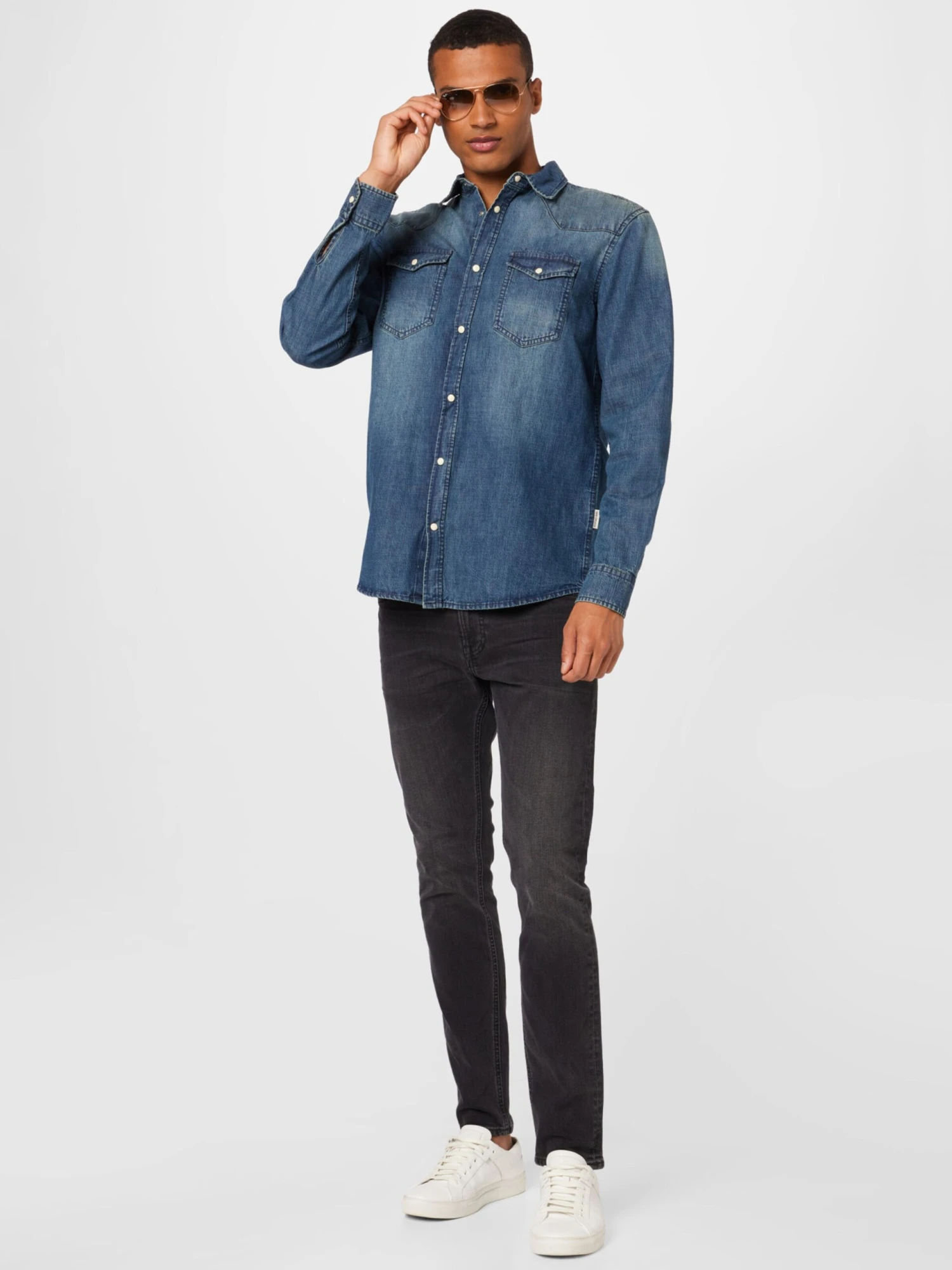 Redefined Rebel Denimskjorter Regular Fit Skjorte Jeremy Mænd Blå - Billede 5