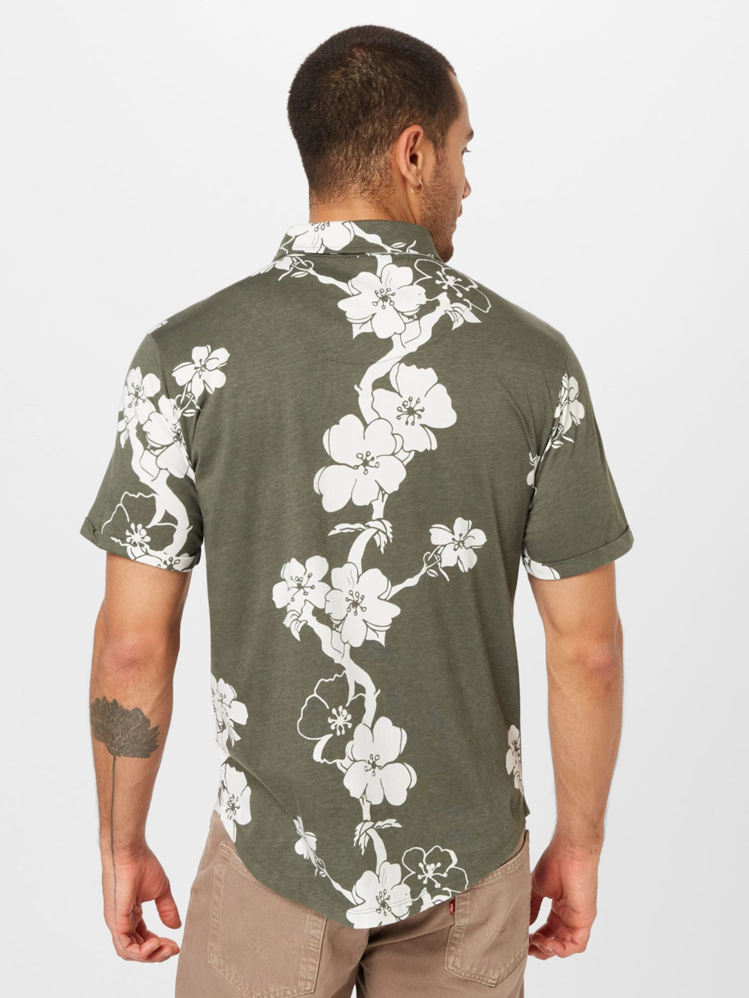 Key Largo Casual Skjorter Regular Fit Skjorte MAURITIUS Mænd Khaki - Billede 4