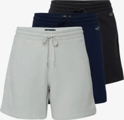 Hollister Træningsshorts Regular Bukser Mænd Blå / Sort / Hvid