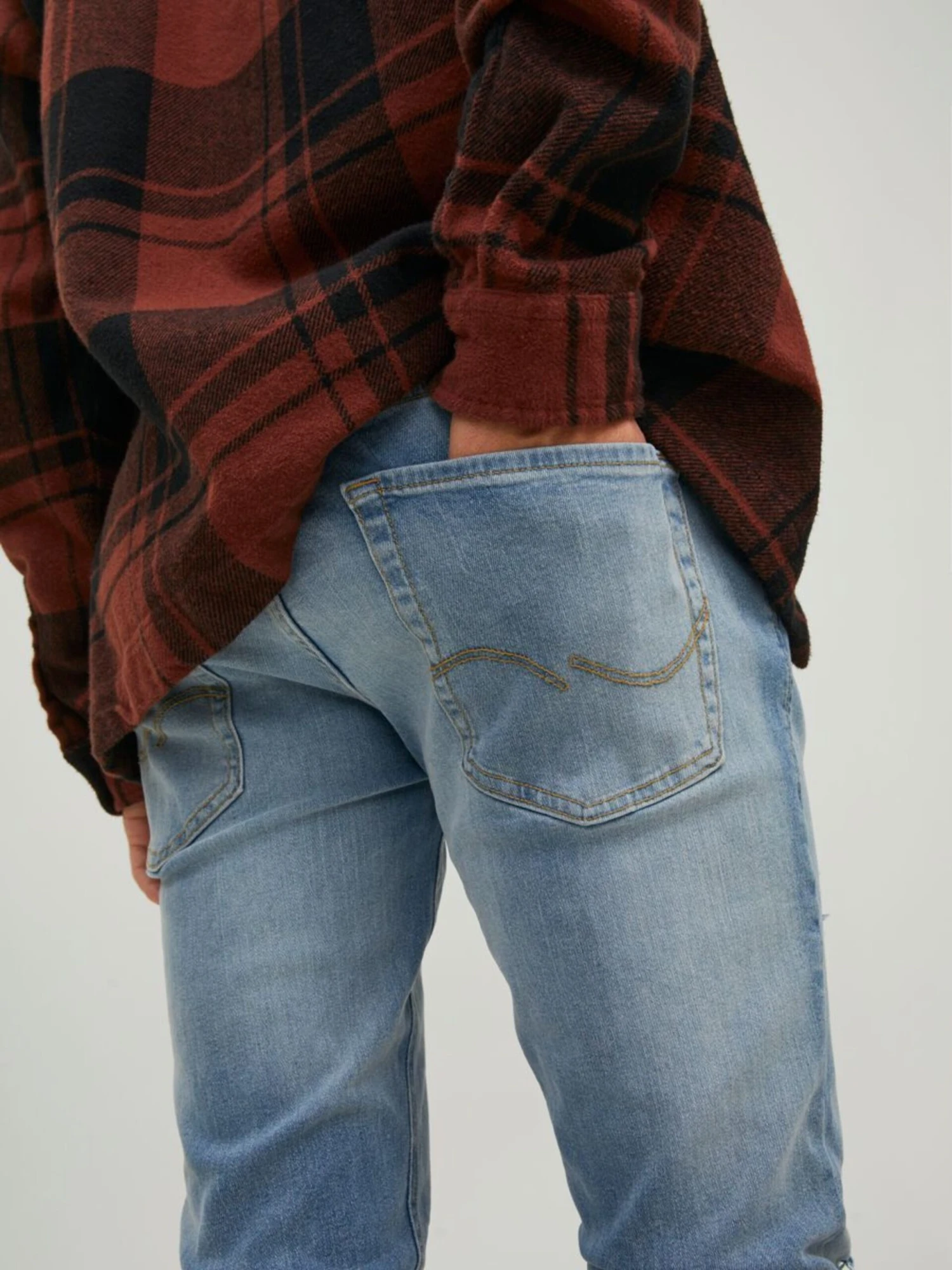 Jack & Jones Skinny Fit Skinny Jeans Liam Mænd Blå - Billede 7