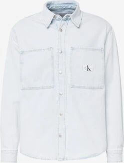 Calvin Klein Jeans Denimskjorter Comfort Fit Skjorte Mænd Lyseblå