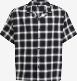 URBAN CLASSICS Ternede Skjorter Comfort Fit Skjorte Mænd Sort