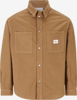 Denimskjorter Regular Fit Skjorte Mænd Lysebrun