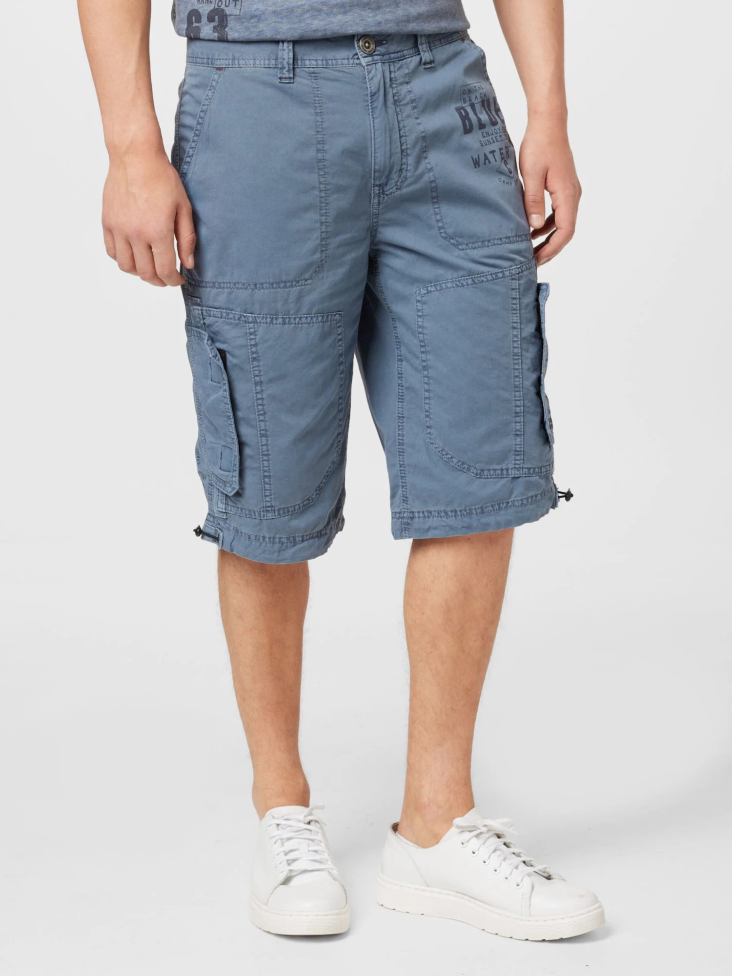 Camp David Cargoshorts Regular Cargobukser Mænd Basalgrå - Billede 3