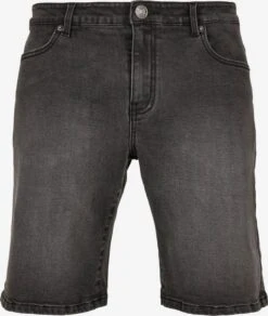 URBAN CLASSICS Denimshorts Regular Jeans Mænd Sort