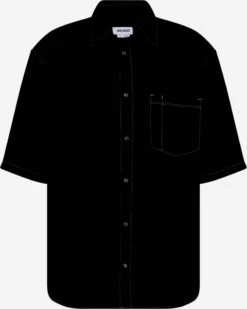 WEEKDAY Denimskjorter Comfort Fit Skjorte Griffith Mænd Sort