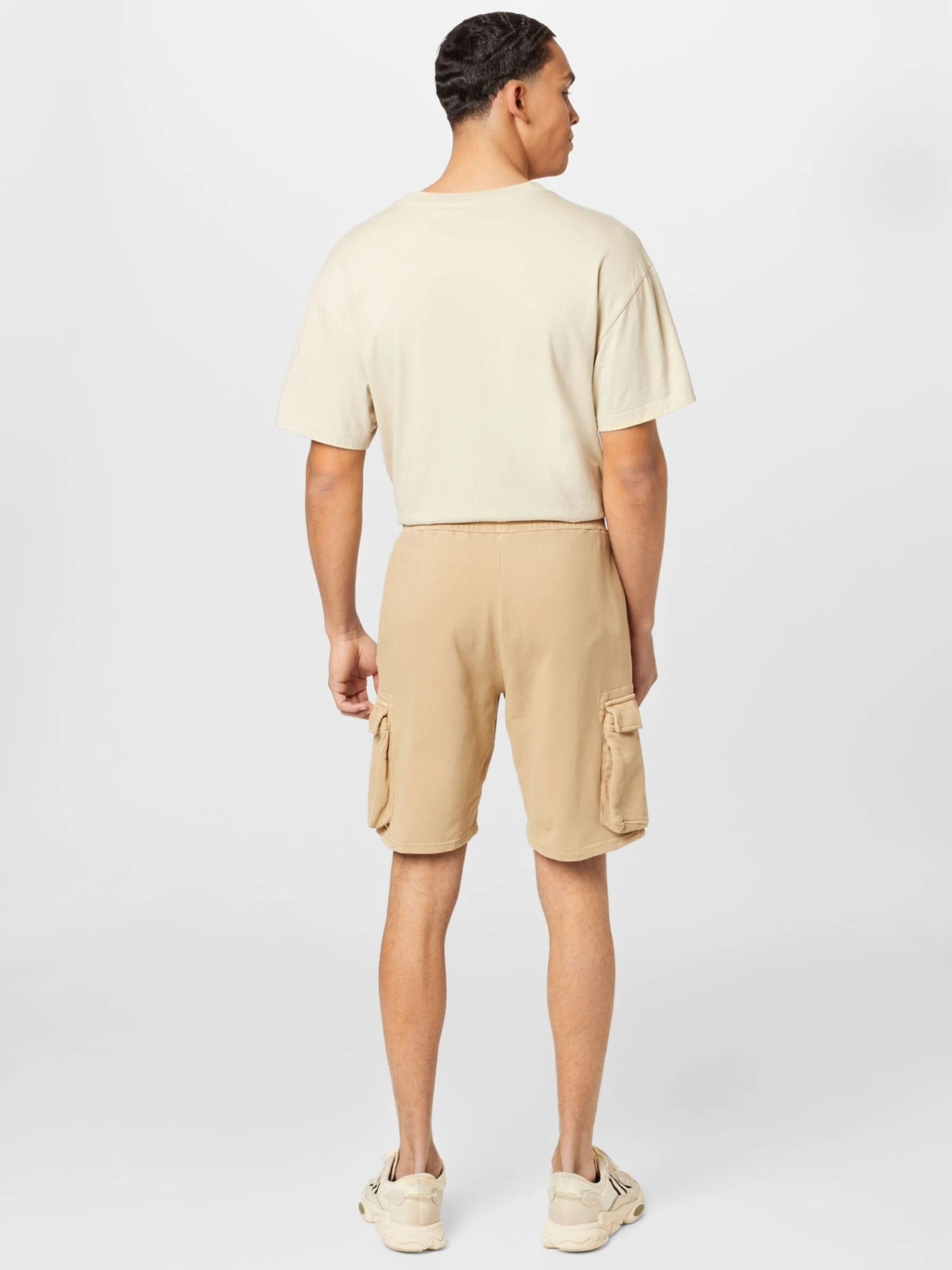 KnowledgeCotton Apparel Cargoshorts Regular Cargobukser NUANCE BY NATURE™ Mænd Sand - Billede 4