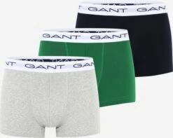 Gant Underbukser Boksershorts Mænd Navy / Grå-meleret / Grøn