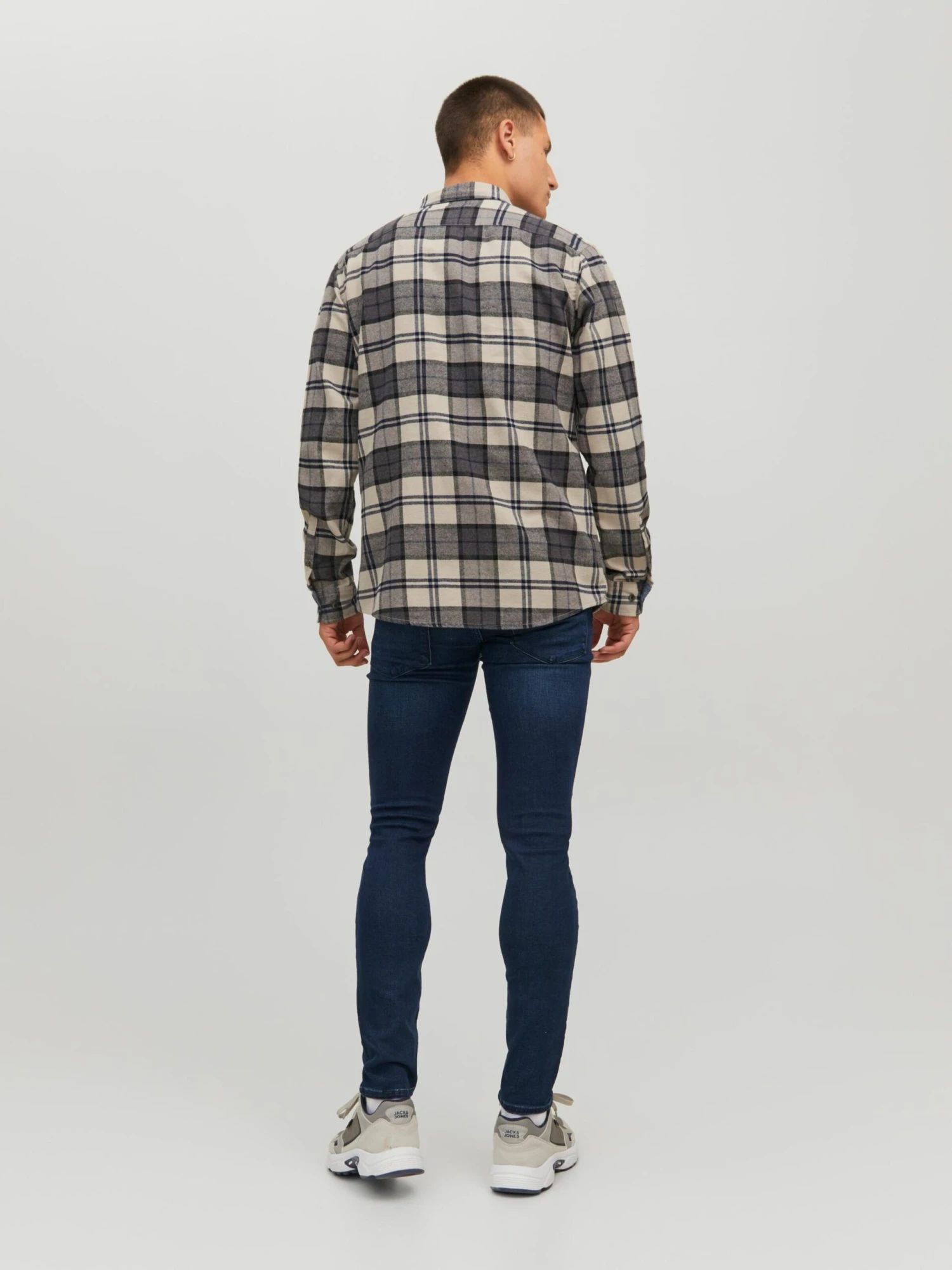 Jack & Jones Skinny Fit Skinny Jeans LIAM EVAN Mænd Mørkeblå - Billede 5