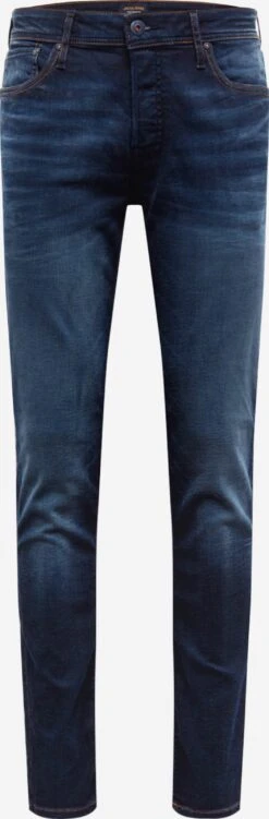 Jack & Jones Slim Fit Slimfit Jeans Tim Mænd Mørkeblå