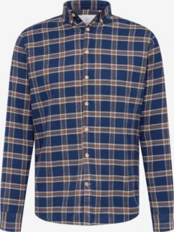 Kronstadt Ternede Skjorter Regular Fit Skjorte Johan Mænd Navy