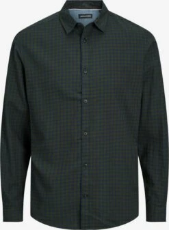 Jack & Jones Ternede Skjorter Slim Fit Skjorte Gingham Mænd Navy / Siv