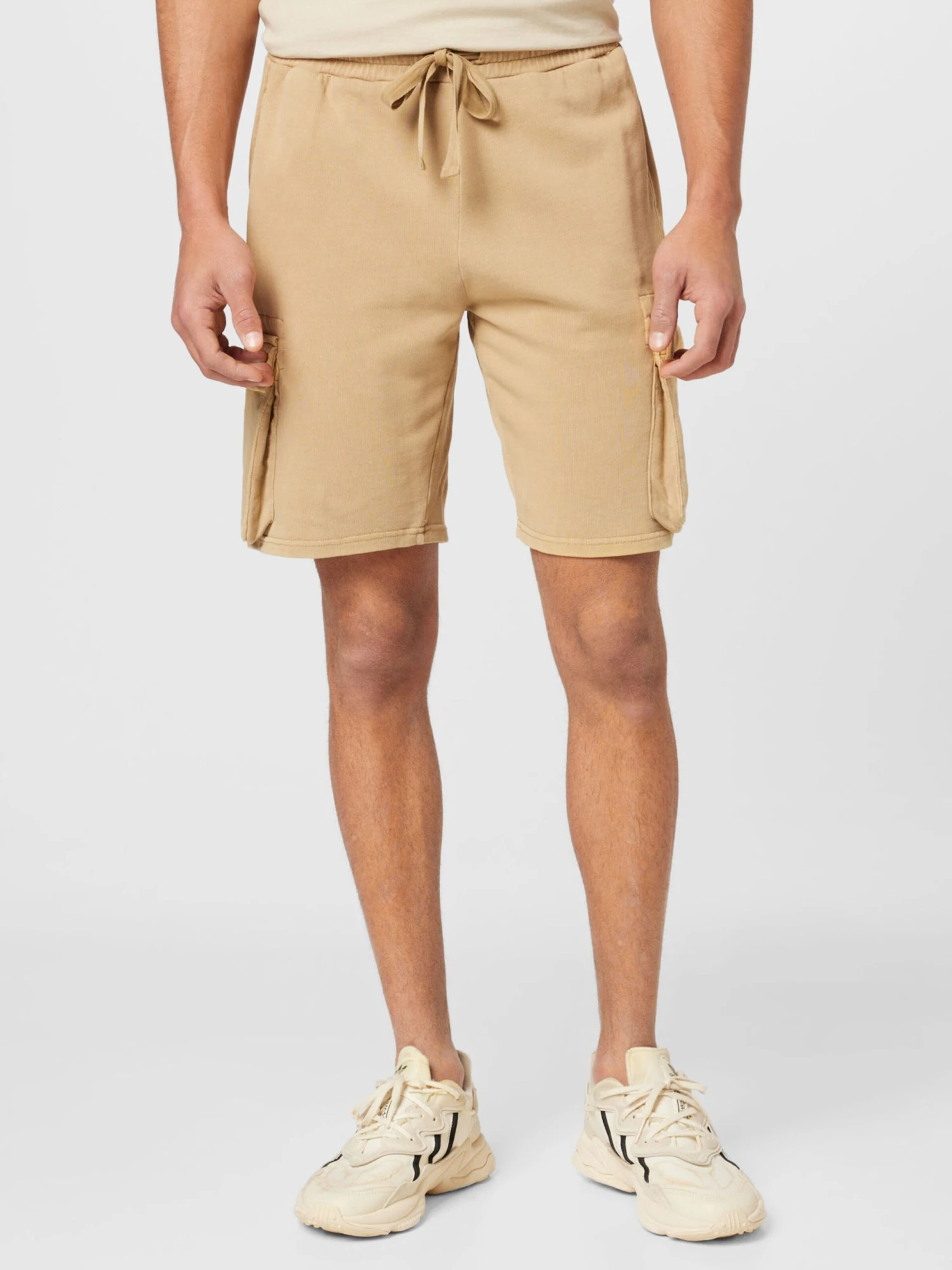 KnowledgeCotton Apparel Cargoshorts Regular Cargobukser NUANCE BY NATURE™ Mænd Sand - Billede 3