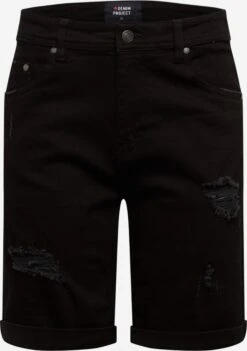 Denim Project Denimshorts Slimfit Jeans Mr. Orange Mænd Sort