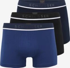 Schiesser Underbukser Boksershorts Mænd Navy / Ensian / Sort