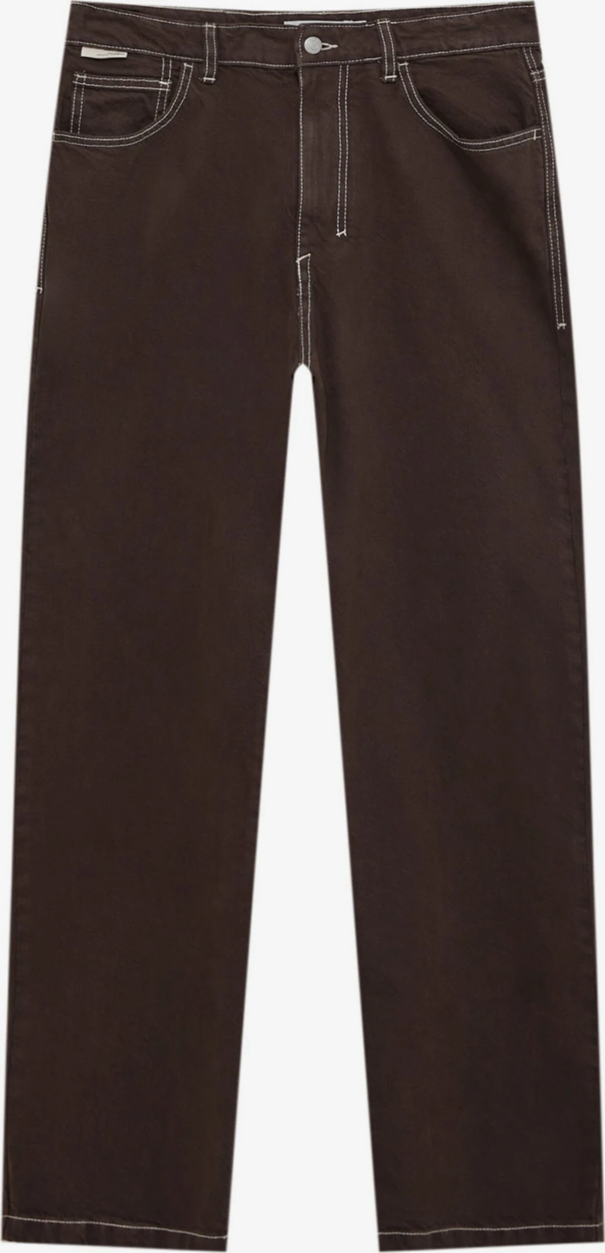 PULL & BEAR Loose Fit Loosefit Jeans Mænd Choko