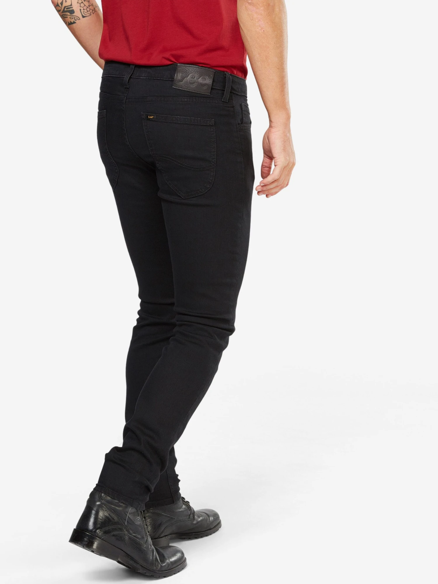 Lee Skinny Fit Skinny Jeans Malone Mænd Sort - Billede 4