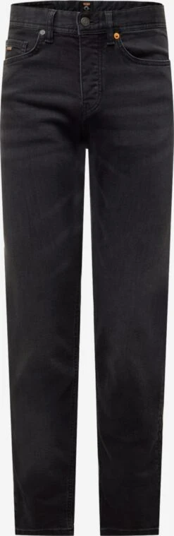 BOSS ORANGE Straight Leg Regular Jeans Taber Mænd Sort